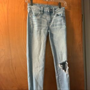 american eagle ripped jeggings